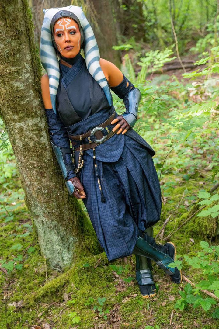 Side view of a live-action Ahsoka headpiece