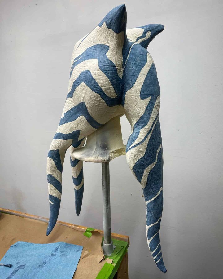 Finished Star Wars Rebels Ahsoka Tano headpiece
