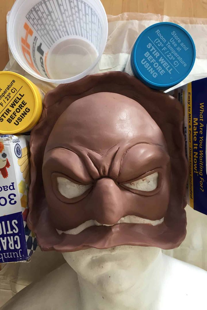 Cobra Commander sculpt with mask edge defined