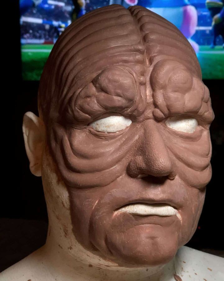 Fully textured Palpatine sculpt